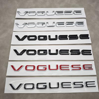 1Pc 3D ABS Letters Logo VOGUESE Car Rear Trunk Stickers Badge for  Range Rover Executive Extended Edition Accessories