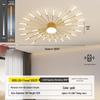 Nordic Fireworks Rotating LED Ceiling Light - High-End Living Room and Bedroom Lighting
