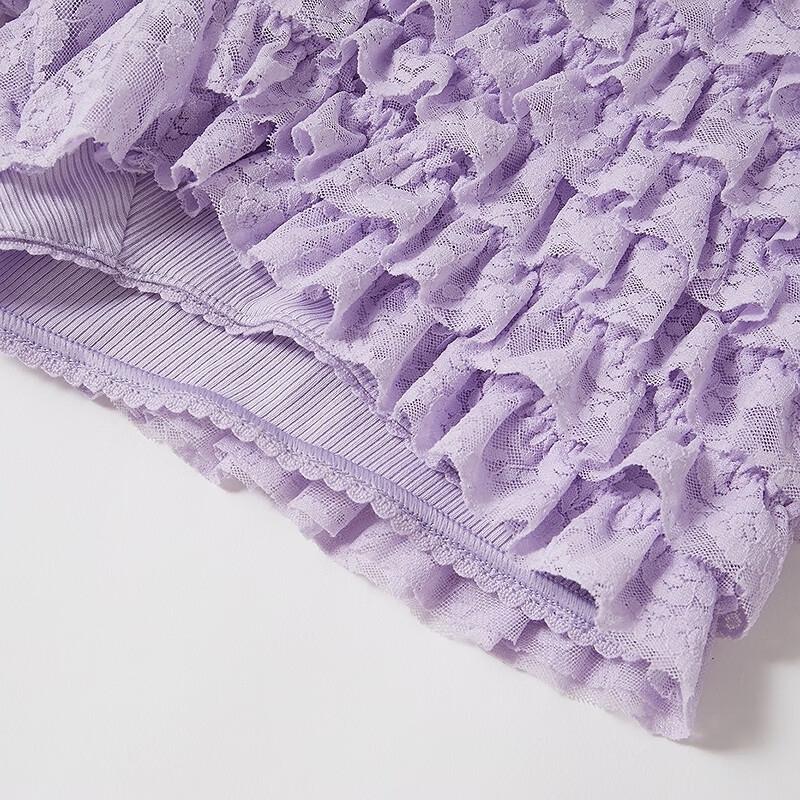 Teenie Weeniebearnova Women's Sweet Lace Tiered Shorts