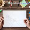 Akrylová kreslicí šablona Přenosná umělecká šablona Průvodce pro papír Látka Dřevo Cestovní kreslicí nástroj pro skicování Čmárání Malování