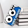 C-Cookies Monster Cartoon Handyhülle Für Samsung S25,S24,S21,S22,S23,S30,Ultra,S20,Plus,Fe,Lite,Weiche Schwarze Hülle