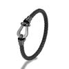 Bracelet Multi-color Braided Horseshoe Buckle Gold-plated Bracelet U-shaped Bracelet Men and Women Couple Bracelet 2026