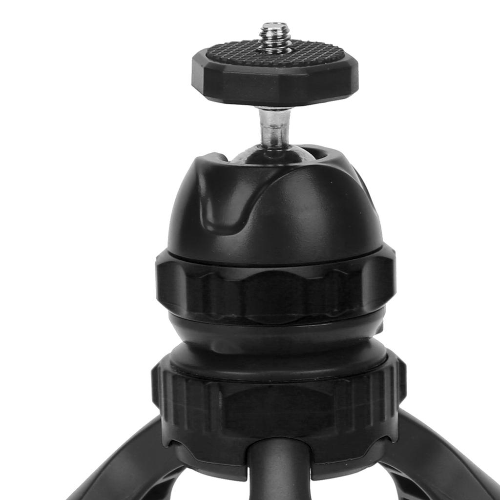 Retractable Tripod 2 Sections Mobile Phone Holder with 360 degrees      Head