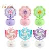 Handheld Mini Fan with Powerful Motor Strong Airflow Low Noise Portable USB Rechargeable Desktop Silent Cooling Fan