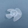 Transparent Plastic Fan Blades Hair Dryer Universal High-power Motor Plastic Fan 4 Blades Fan Blades Replacement