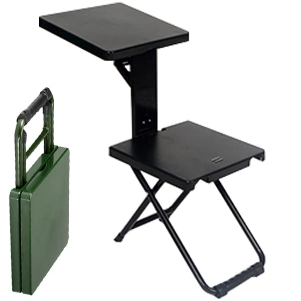 Klappstuhl mit Tisch für eine Person, Outdoorstuhl, Klappstuhl, Outdoor-Schreibtisch, Tischfußstuhl, Outdoor, Outdoor-Sport, Camping, leicht, kompakt