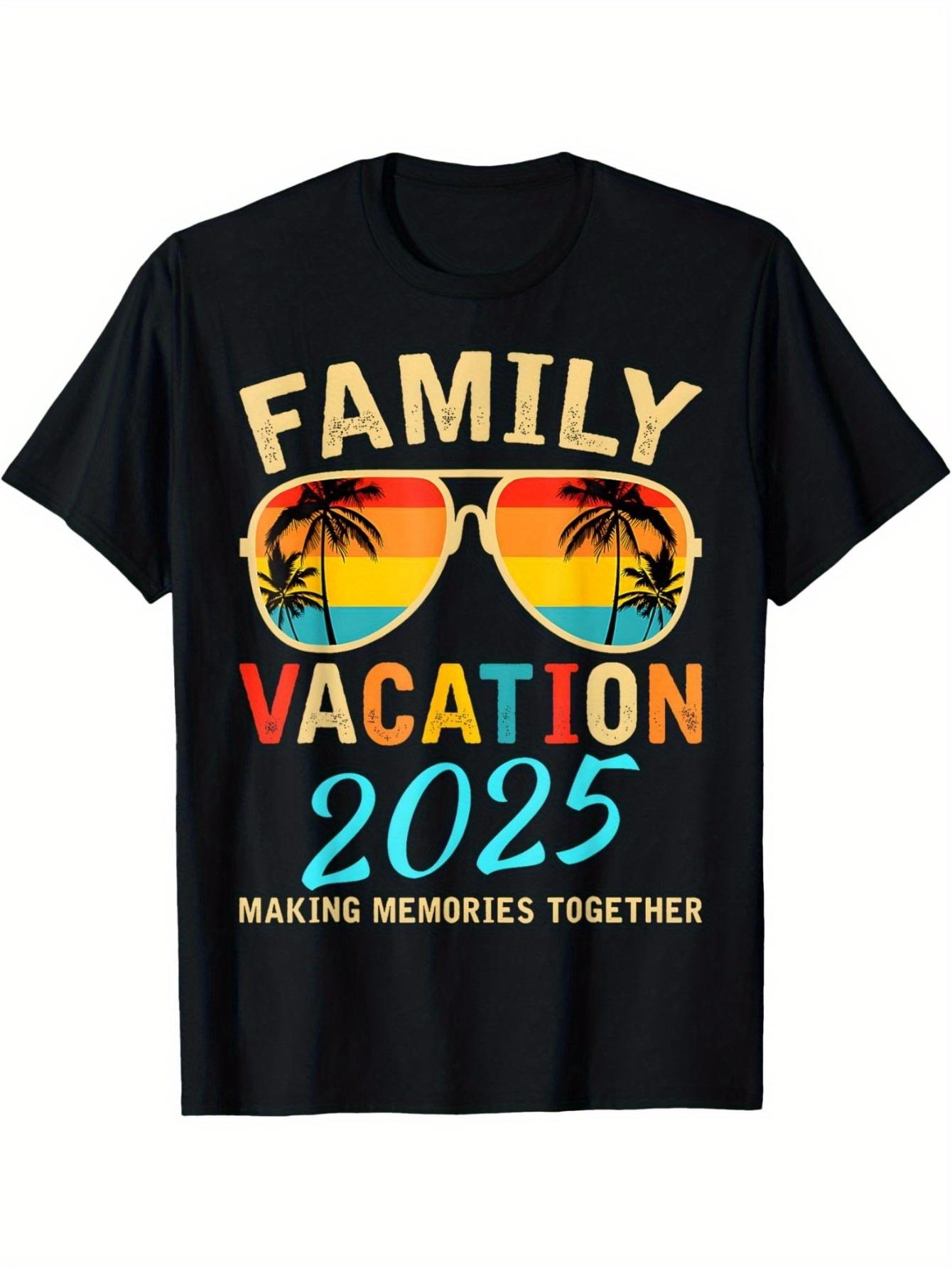 Family Vacation 2025 Beach Matching Summer Vacation 2025 T-Shirt XXL