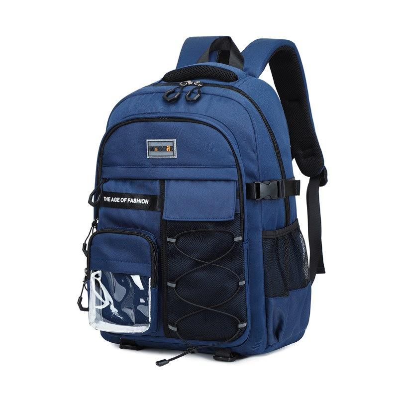 New backpack, junior high school student burden reduction spine protection schoolbag, female high school large-capacity male backpack, high-end niche