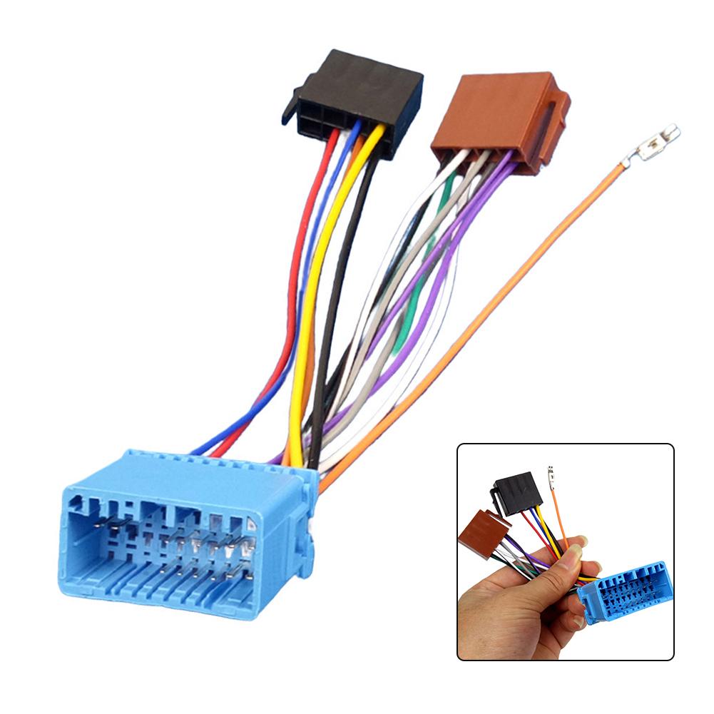 Stereo Wiring Harness Car Radio Adapter Cable Car Audio Installation Non-Deformable Cable Practical Use Quick Installation