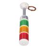 LED Stack Tower Light Industrial Warning Column Signal Indicator Lamp Beacon NO Flashing 3 Layer 12V