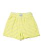 CGP (Women) Striped Terry Shorts_Yellow