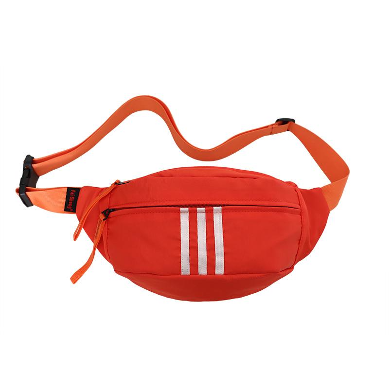 

Спортивна нейлонова нагрудна сумка для чоловіків, жінок, весна, нова популярна сумка через плече, модна модна універсальна сумка-месенджер, повсякденна поясна сумка помаранчевий