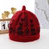 Thick Plush Liner Winter Brimmed Hat Fleece Lined Beanie  Cold Wind Protection