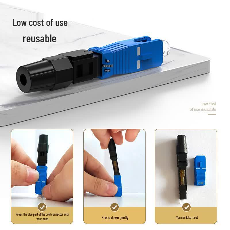 WANJEED Telecom Grade SC/UPC Fiber Optic Fast Connector
