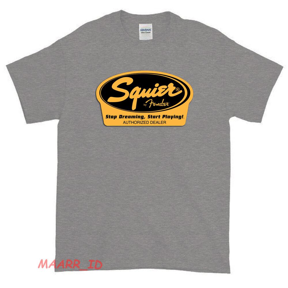 

New Squier Guitars Logo American Funny T Shirt USA size S-XXL 4XL