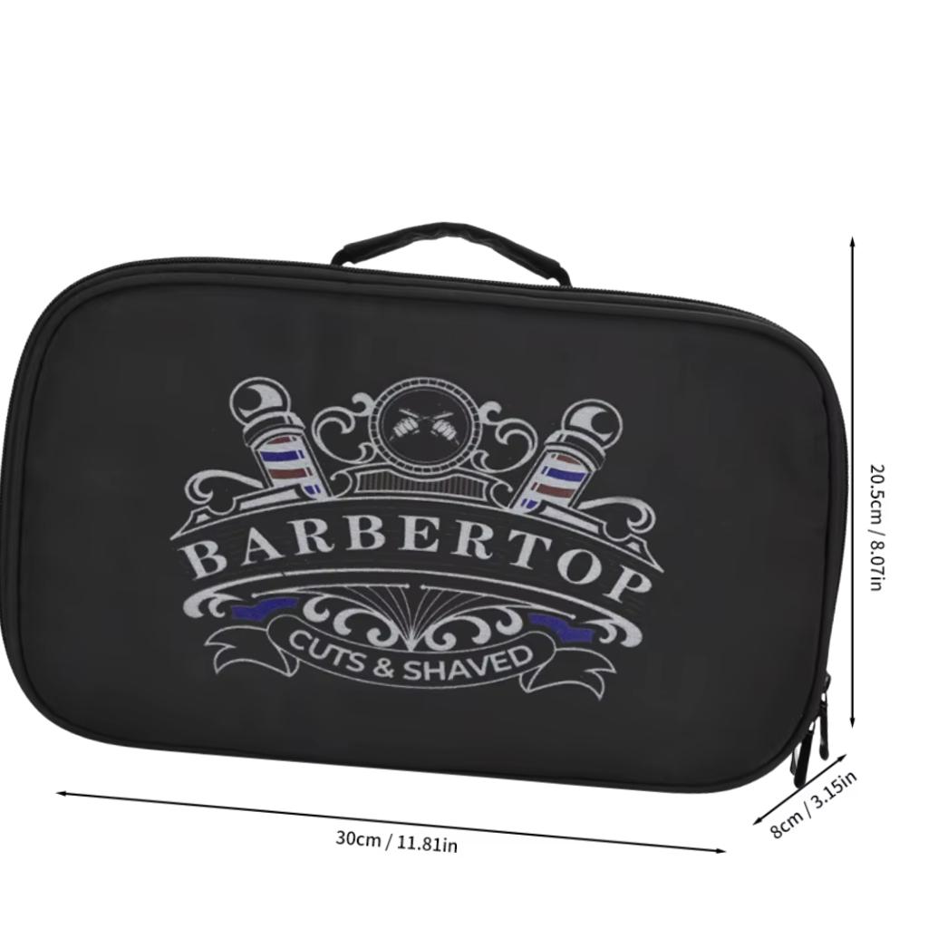 Barbertop Hairdressing Cosmetic Bag Case for Accessories and Tools