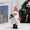 Cartoon Plush Santa Claus Standing Doll - Christmas Desktop Ornament