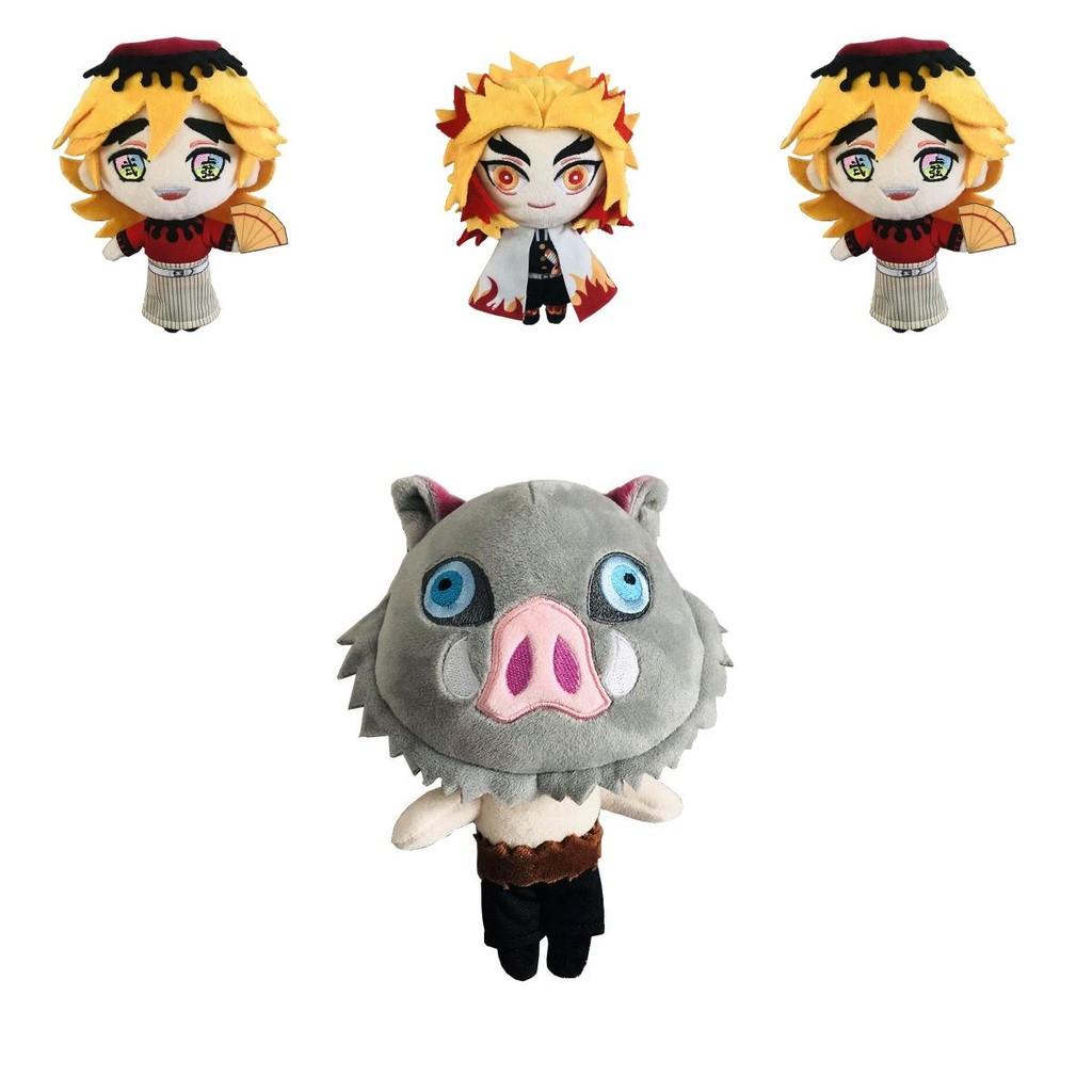 Adorabile Bambola Morbida in Peluche da 20 cm a Tema Kimetsu No Yaiba Demon Slayer per Regalo ai Bambini