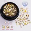 Luxury 3D Nail Art Crafts Rhinestones Charms Shiny DIY Nail Designs Crystal Gems