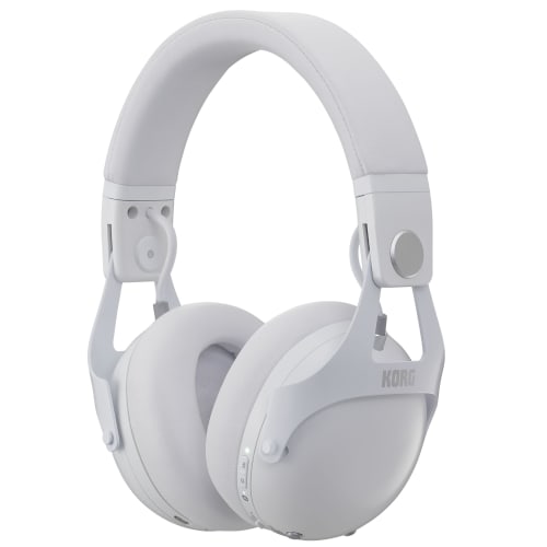 

KORG NC-Q1 WH Noise-Canceling DJ Headphones, White, Wireless Bluetooth, Google Assistant, Siri, 36 Hours of Continuous Use