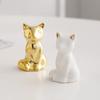 Ceramic Creative Elephant Rabbit Home Bedroom Makeup Desk Ring Necklace Jewelry Rack Ornament Animal Showcase Small Ornament
