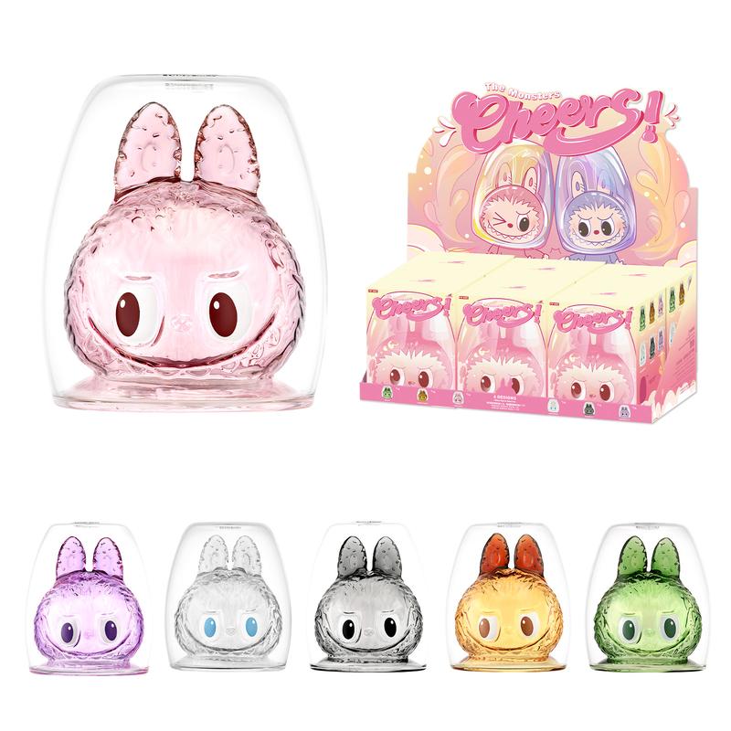 THE MONSTERS-CHEERS SERIES-Double-walled Glass Blind Box, Mystery Box