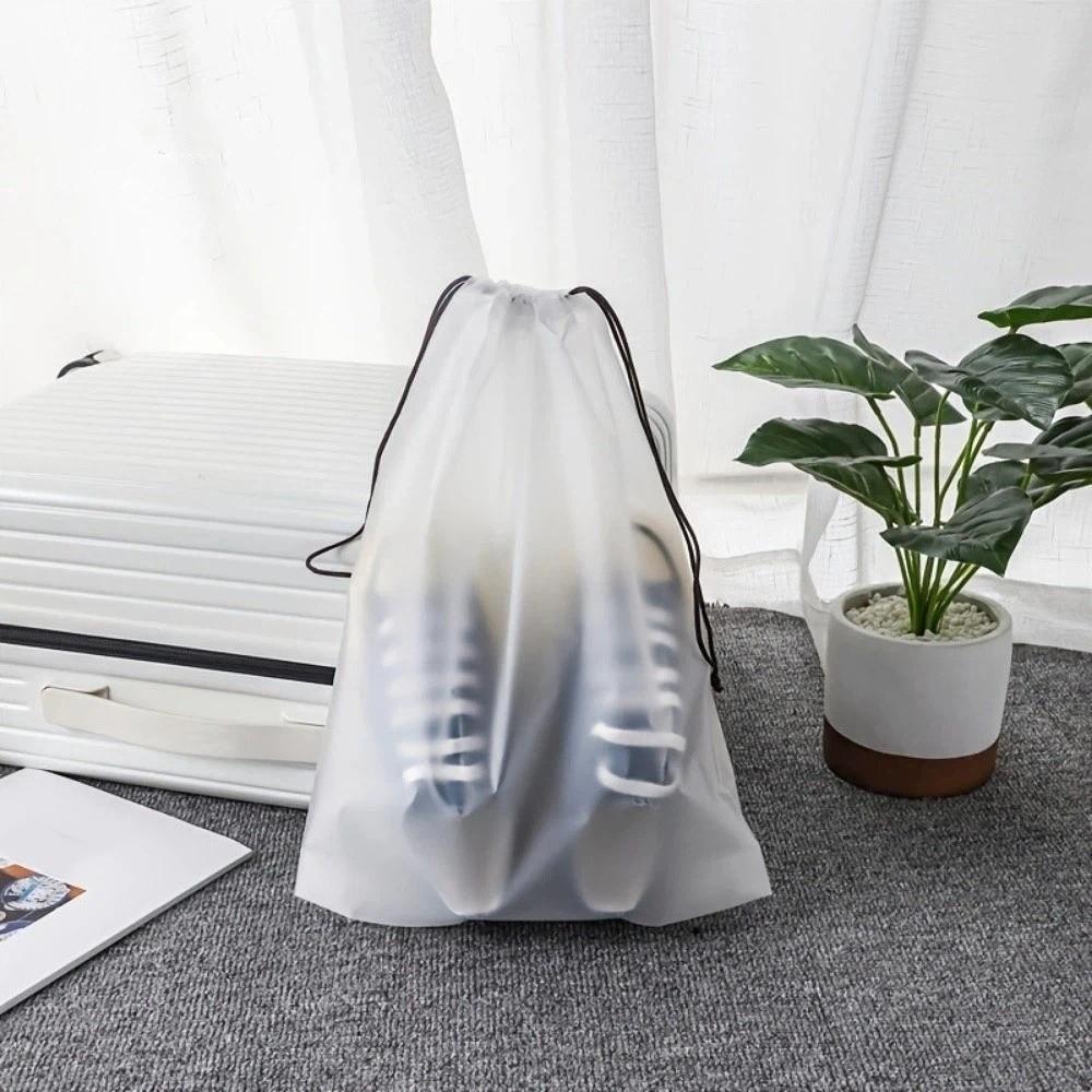 30 Pcs Double Drawstring Design Storage Shoe Bag Dustproof Storage Bag Wardrobe Organizer