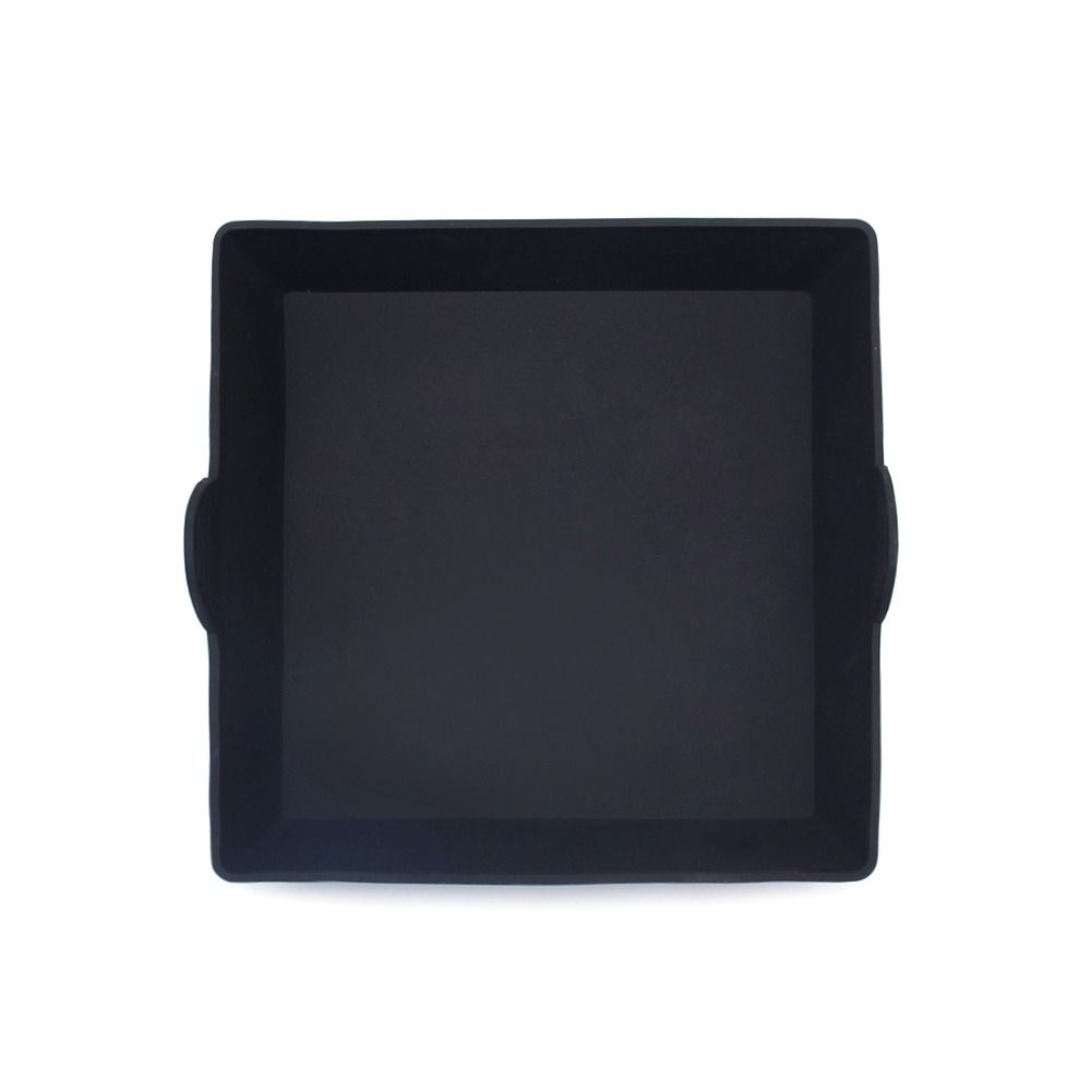 

Квадратный силиконовый противень для выпечки Прямоугольный противень для духовки Легко моющаяся форма для выпечки хлеба Кухня Black-Square
