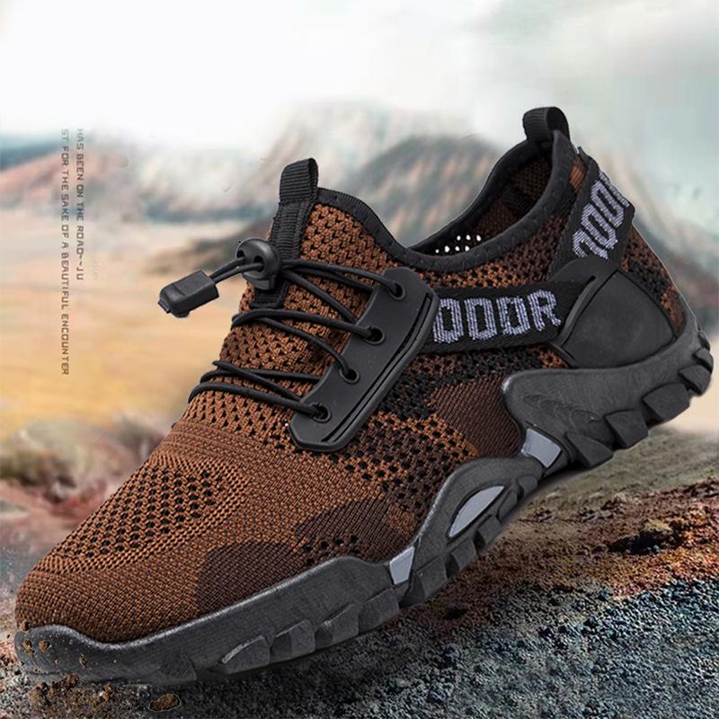 Mesh Men's Shoes 22 Summer Outdoor Hiking Shoes Soft Sole Breathable Casual Shoes Men's Hiking Shoes