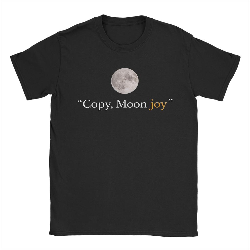 Unisexs TShirt Copy Moon Joy Funny Artemis Vintage Pure Cotton Tees Short Sleeve T Shirt Crew Neck Clothes Summer