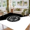 Leicester City Football Design Crystal Velvet Rug Soft Decorative Mat for Bedroom Entrance