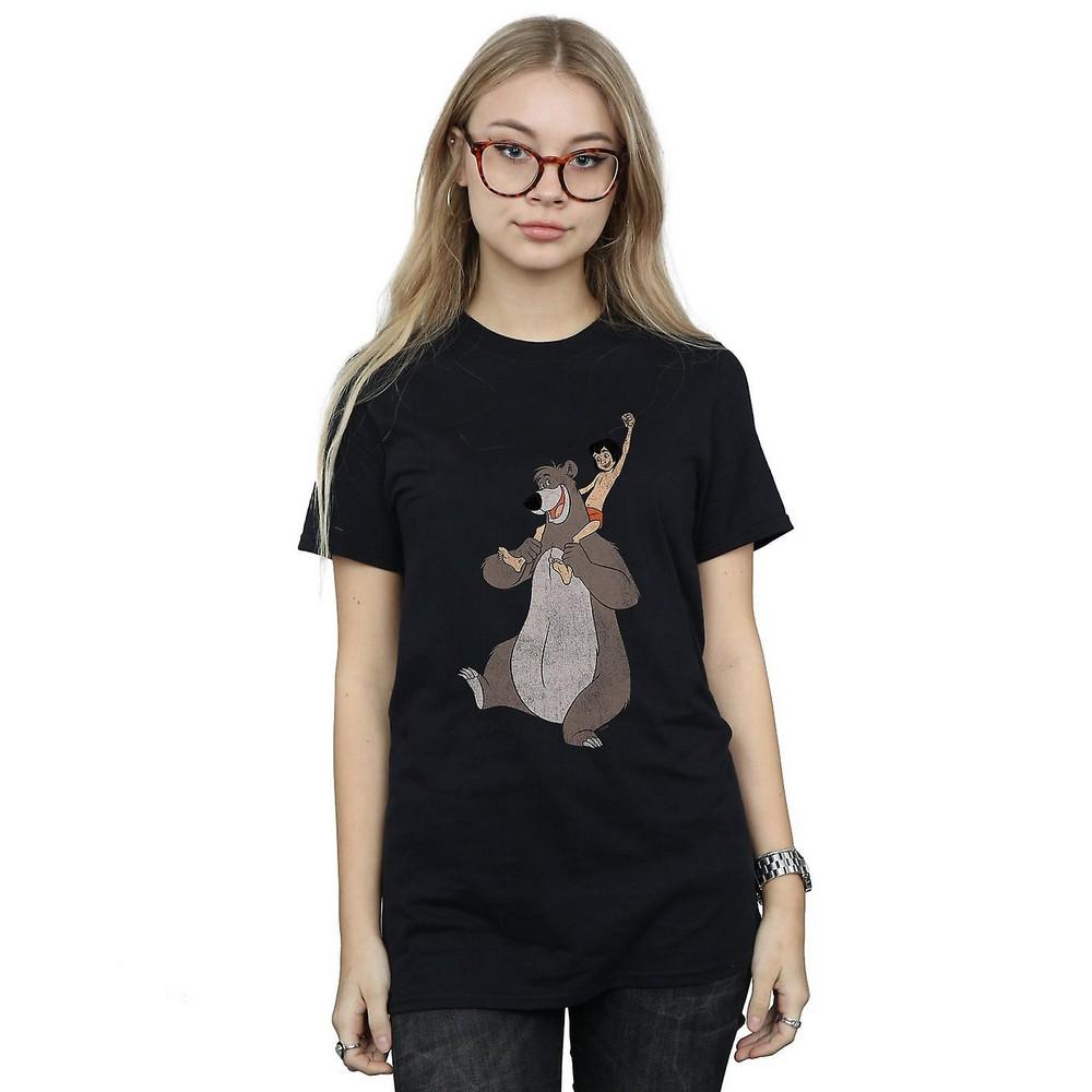 Jungle Book Womens/Ladies Classic Mowgli And Baloo Cotton Boyfriend T-Shirt