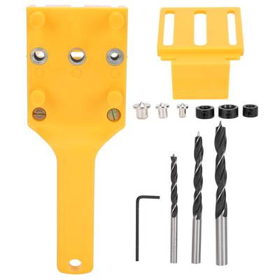 11 Stück/Set Holzdübelvorrichtung Bohrhilfe Stanzwerkzeugsatz für Holzbearbeitung Zimmerei