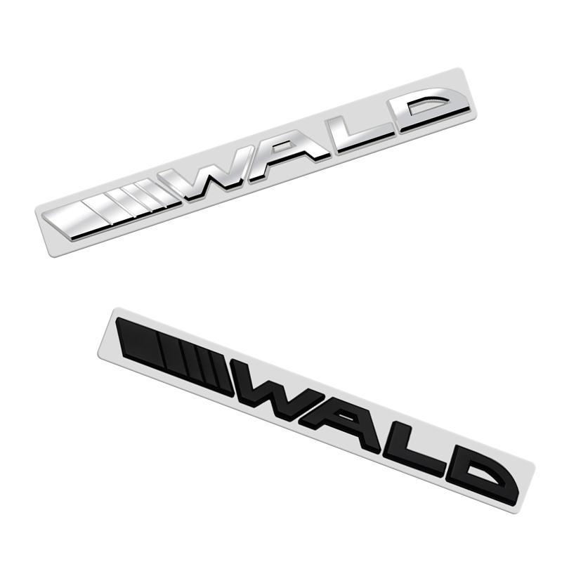 Metal Emblem Car Sticker WALD Badge Decal Body Trunk Decor for Mercedes Benz AMG W212 W213 W205 W201 W124 W211 GLA CLA GLC GLE