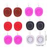 Cowgirl Hat Earrings Cute Western Earrings for Women Rhinestones Cowboy Hat Dangle Drop Earrings Trendy Jewelry Gift