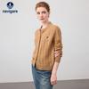 100% Wool Long Sleeve Knitted Cardigan Sweater