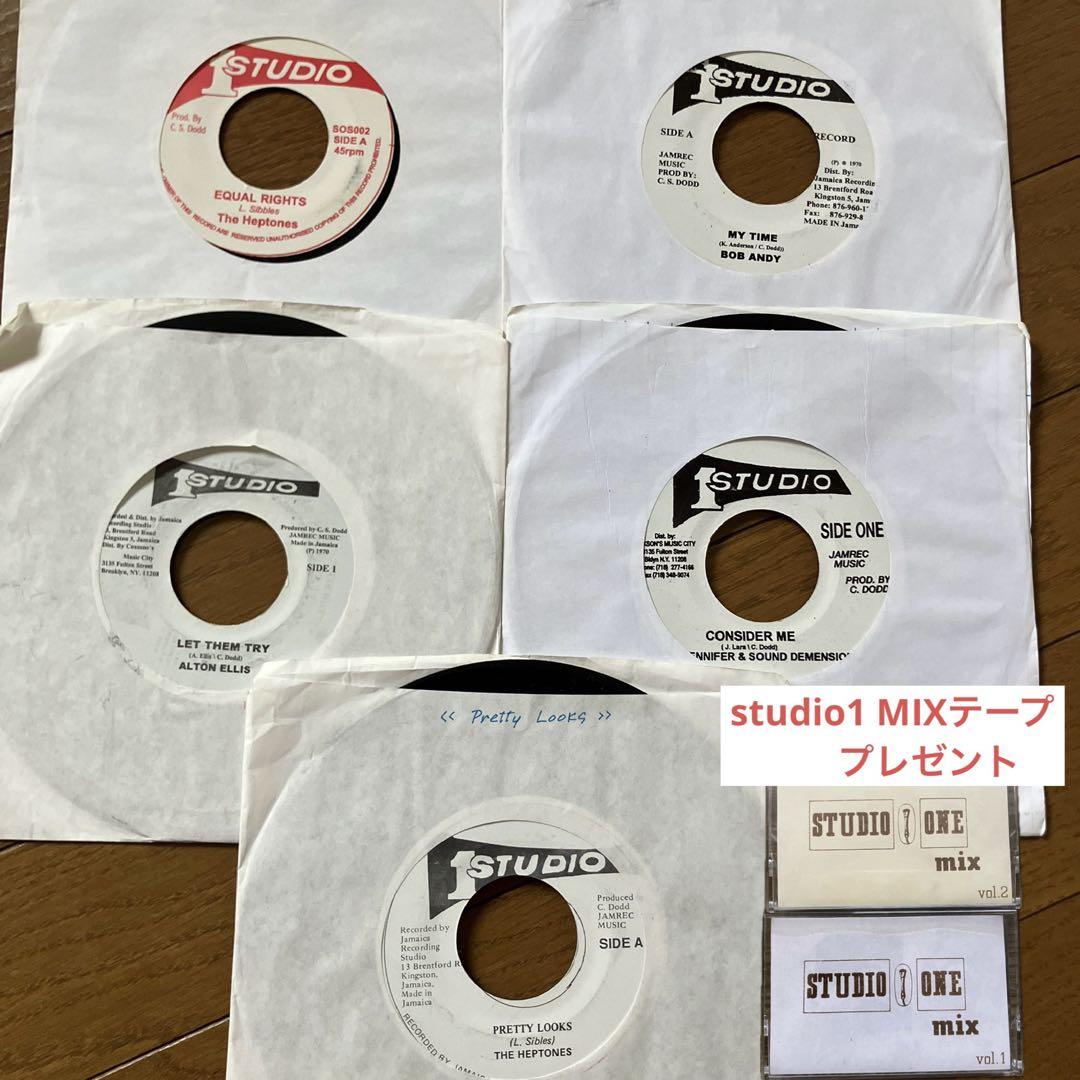 

[USED] studio1 7 inch record set of 5 reggae