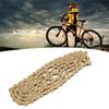 10-växlade cykelkedjor Helt pläterade i guld 116 länkar Cykelkedjor för landsvägs- och mountainbikes