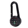 Keychain Compass with Built in Thermometer Small Pocket Carabiner Clip On Compass Navigation Tool for Backpack Hiking