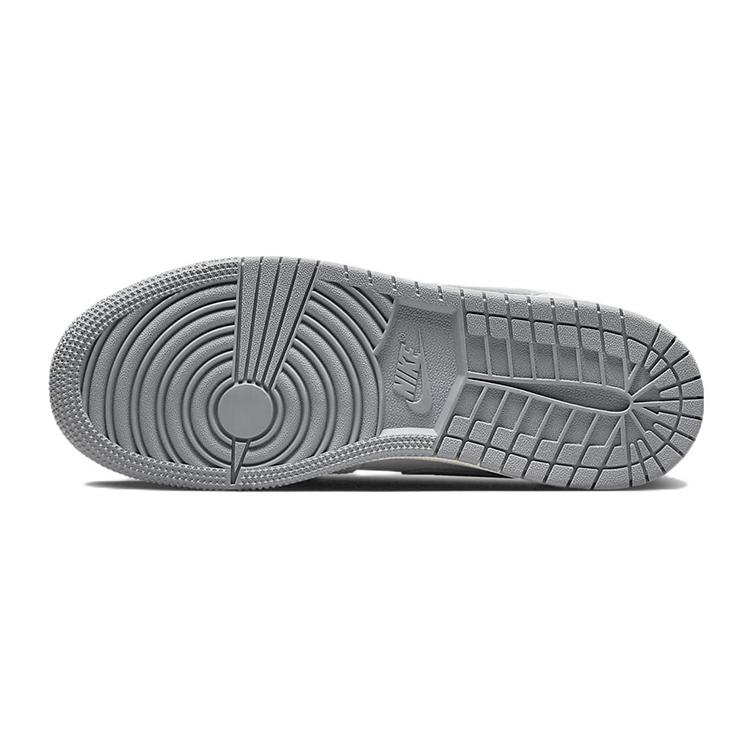 New Jordan Air Jordan 1 Mid Neutral Grey GS 554725-135