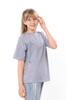 T-shirt for girls – soft knitted fulicra with rhinestones, straight cut, various colors Summer 6414-105-2 HC