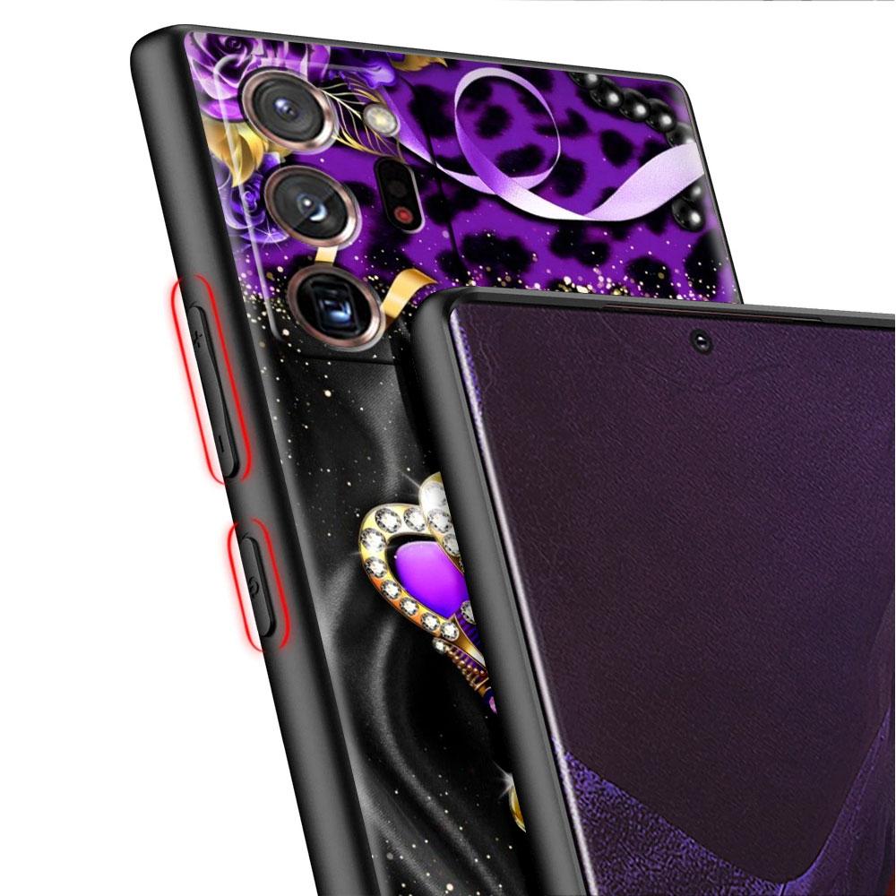 Soft Case For Samsung Galaxy Note 20 Ultra 10 Plus Lite A50 A70 A20 A40 A20e 9 8 A60 A10e Funda Phone Cover Princess Mom Queen