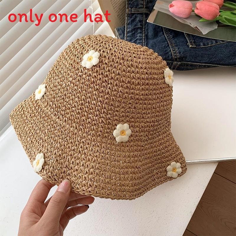 

Beach Flower Floppy Hat With Sun Protection For Summer Vacation Women хакі