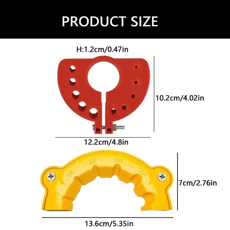 4pcs Drill Bit Sharpeners Drill Bit Sharpening Tool Improve Work Efficiency & Extend Drill Life for DIY Enthusiasts