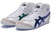 ONITSUKA TIGER Mexiko Mid Runner Bequem Verschleißfest Und Leicht Hoch geschnitten Laufschuhe Unisex Weiß Blau 1183A658-100