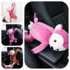 Cute Monkey Car Tissue Box Holder Plush Material Long-lasting Car And Home Use