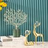 Crystal Ball Decorative Brass Deer Statue Desk Decoration Ornaments Creative Golden Deer Delicate Sculpture Room Aesthetic Decor