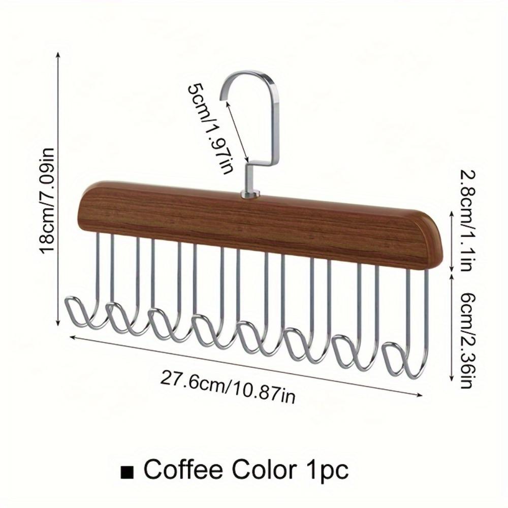 

Крючки-стойки, многофункциональный, компактный, прочный, вращающийся на 360 ° органайзер для хранения одежды, подходит для жилета, купальников, бюстгальтеров, шарфов, шляп, ремней