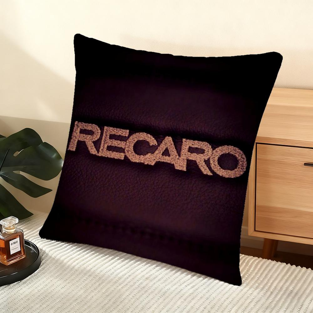 Kissenhülle seidiger kurzer Plüsch Home Sofa Kissenbezug - Verdeckter Reißverschluss Heimdekoration Cool Anime Cartoon R-Recaro