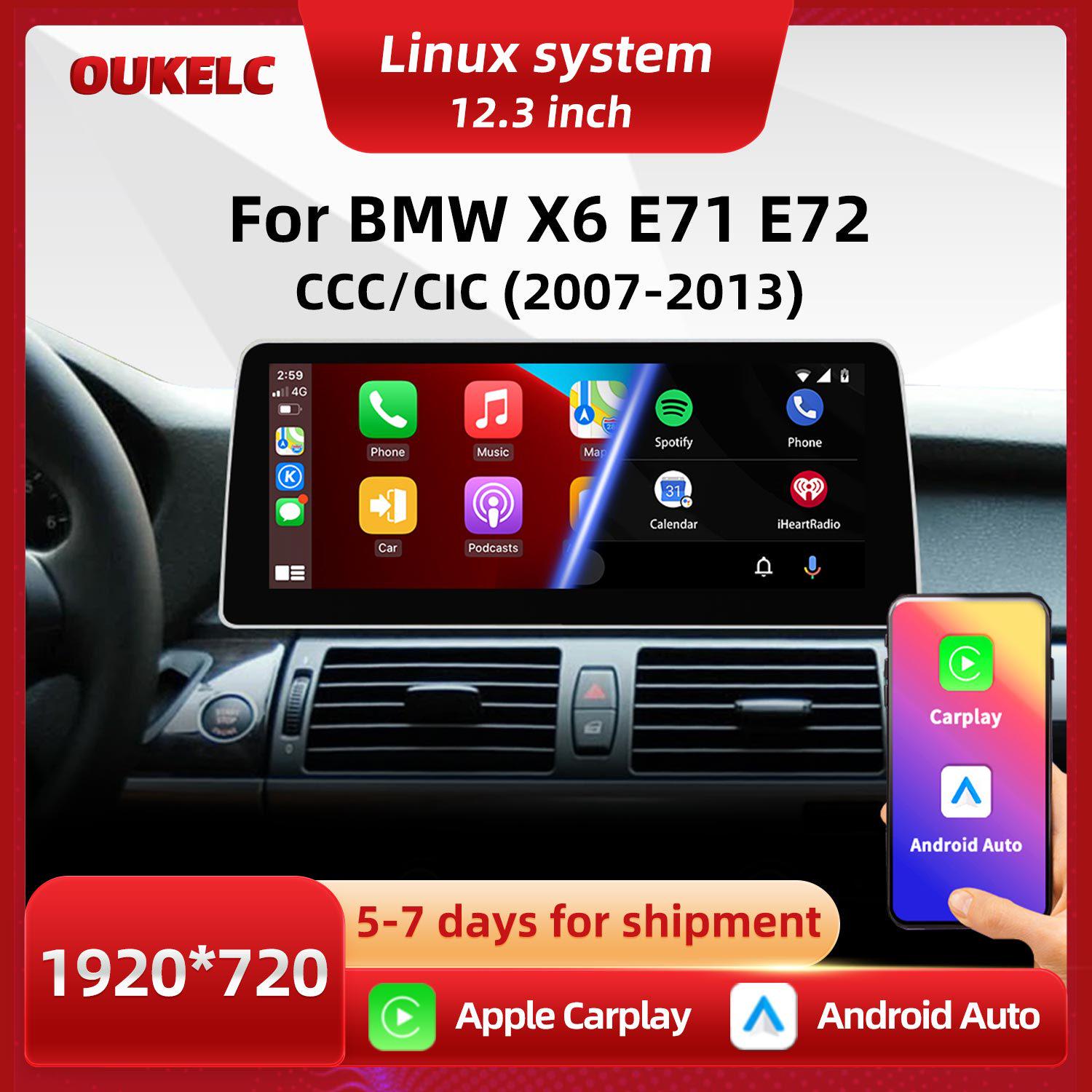 

12.3 GPS Navigation System for BMW 6 Series E71/E72 Central Control Linux